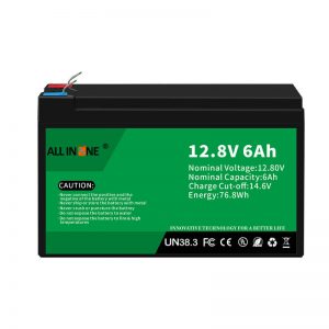 свинцовокислотная перезаряжаемая батарея ЛиФеПО4 12.8В 6Ах заменяет литий-ионный аккумулятор 12В 6Ах