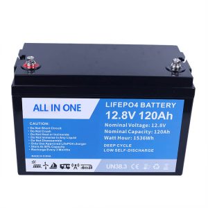 Аккумуляторная батарея 12V 120Ah литий-ионный аккумулятор