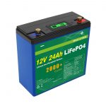 Солнечная батарея глубокого цикла 24v 48v 24ah Lifepo4 UPS 12v 24ah аккумулятор