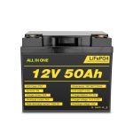 12V 50Ah перезаряжаемый аккумулятор Lifepo4 глубокого цикла для системы электроснабжения