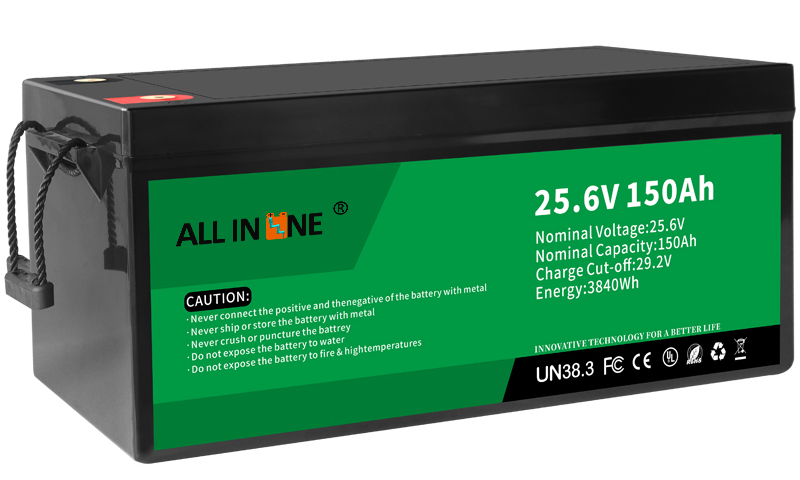 25.6V 150Ah LiFePO4 Свинцово-кислотный сменный литий-ионный аккумулятор ...
