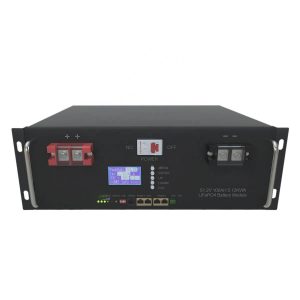 6000 циклов 48V 100Ah 5Kwh RS48 LiFePo4 солнечная батарея с шкафом 5U