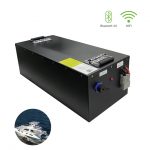 гибкие нестандартные аккумуляторные батареи LiFePO4 16S1P 48V 100Ah Akku для морских лодок и яхт, аккумулятор с Bluetooth