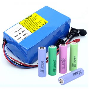 Литиевая батарея 18650 48V 12AH 48V 500W Аккумулятор для электрического велосипеда с BMS
